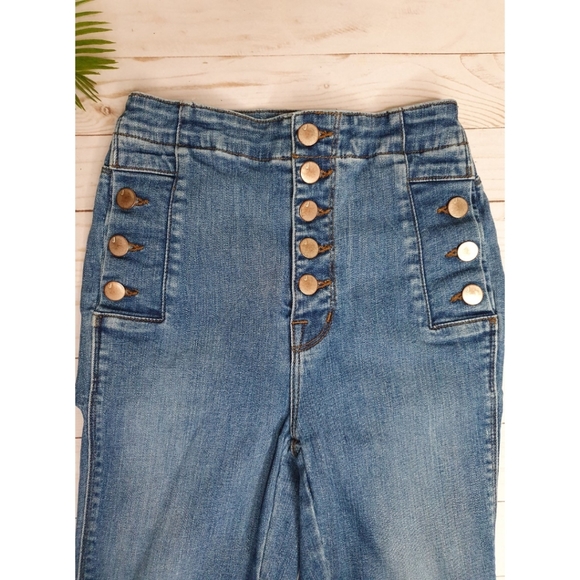 J Brand Natasha High Rise Skinny Jeans, Button Fly, Lovesick Light Wash, Size 24 - Picture 6 of 13